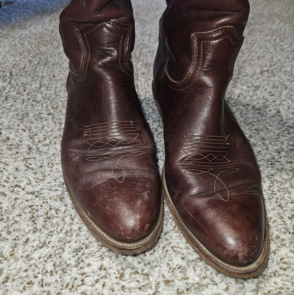 FRYE Cowboy boots mens size 10D - Picture 2 of 7